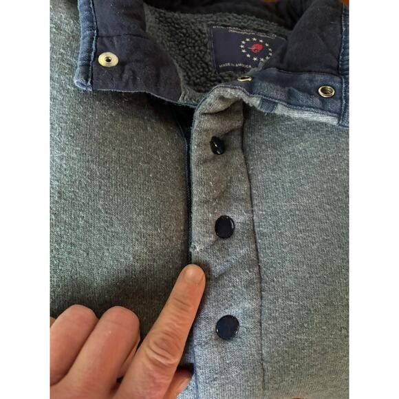 Blankenship Dry Goods fleece jacket the Hamilton Tailgater blue sz L made in USA - Picture 7 of 8